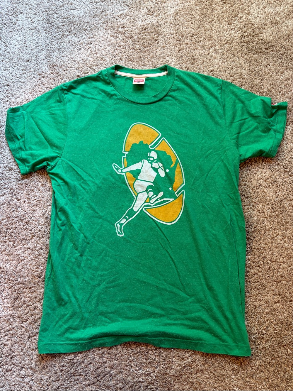 HOMAGE Green Bay Packers Tee with Vintage Graphic